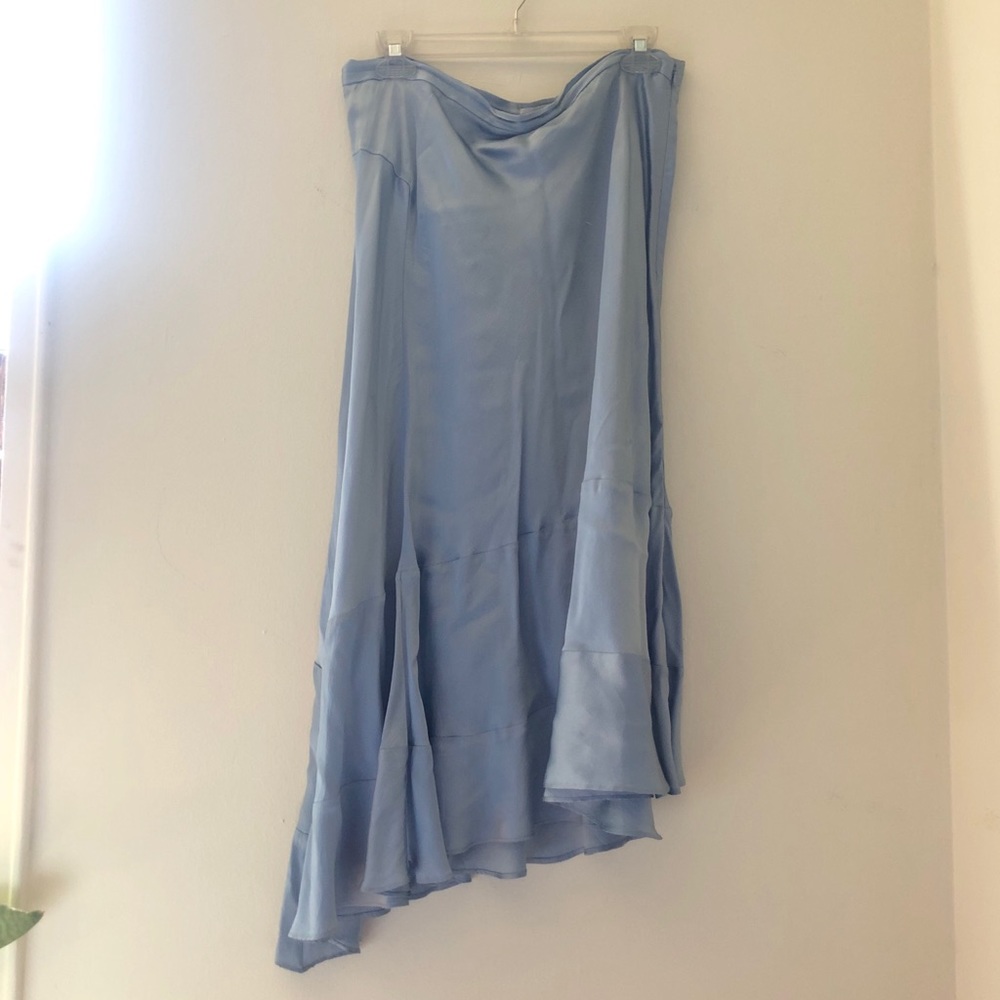 Silk slip skirt